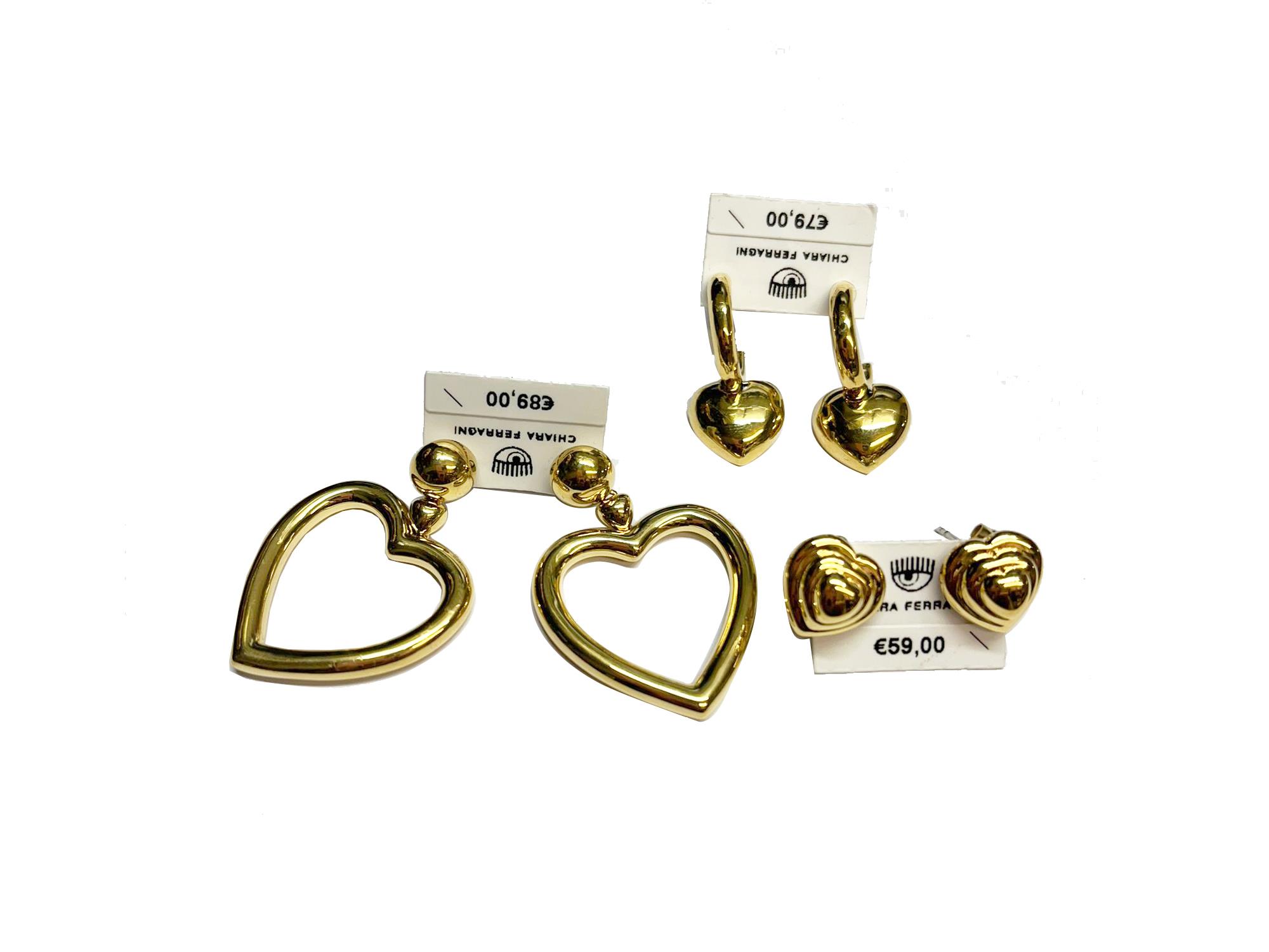 Set orecchini a cuore Chiara Ferragni super promo