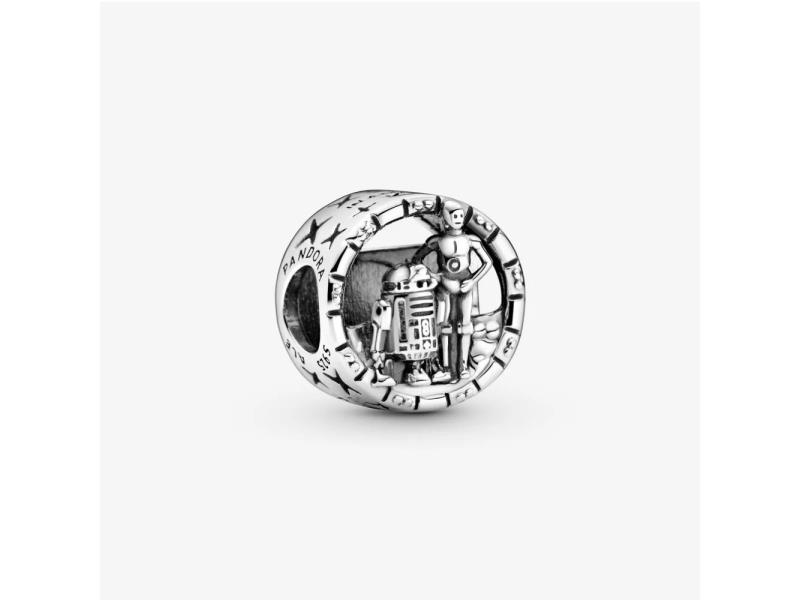 Star Wars, charm openwork C-3PO e R2-D2